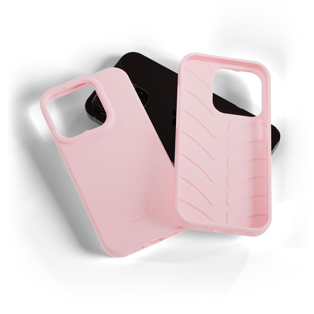 pink blossom phone case showing off cooling channels